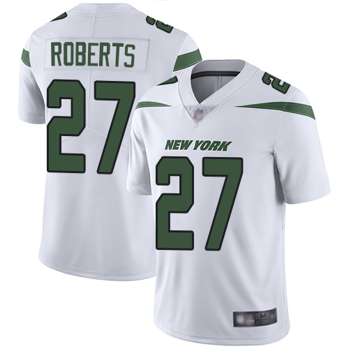 New York Jets Limited White Youth Darryl Roberts Road Jersey NFL Football 27 Vapor Untouchable